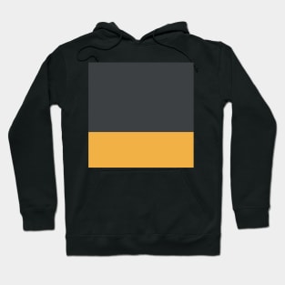 Solid colors yellow and gray Hoodie